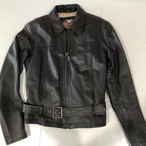 Harley Davidson black Leather jacket